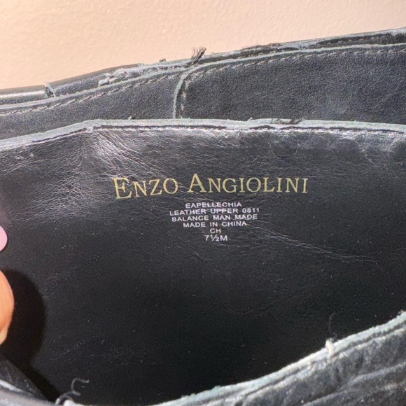 Enzo Angiolini Black Leather Boots - Picture 6 of 8